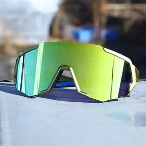kundenspezifisches design polarisierte uv400 sport-sonnenbrille tr90 rahmen radfahrbrille