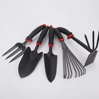 Set di Attrezzi da Giardino in Acciaio al Carbonio Personalizzabile OEM, Portatile, per Fai-da-Te, Include Pala e Forcone, Garanzia di 1 Anno
