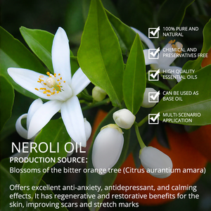 Wholesale Food Grade <b>Orange</b> Blossom <b>Essential</b> <b>Oil</b> Organic Pure Natural Neroli <b>Essential</b> <b>Oil</b> for Body Massage Use - Product Image 2
