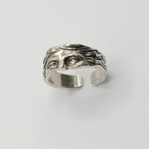 Grec Antique <span class=keywords><strong>Chic</strong></span> à la mode demi-visage ouvert anneau déesse Vénus cuivre bijoux pour femmes et hommes pour les fêtes et les cadeaux - Product Image 3