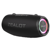Haut-parleurs stéréo à basses profondes de qualité supérieure Zealot S87, étanches, batterie 16000 mAh, woofer, OEM, tissu, portables, sans fil, pour l'extérieur