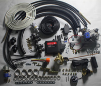 Kit de Conversión GLP para Coche Estilo ECU AEB MP48 Nuevo para Motor de 4 Cilindros Equipo de Conversión de Gasolina a Gas