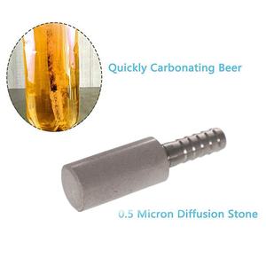 Sinterizzato in acciaio inox 316L carbonatazione pietra/diffusione pietra 2 <span class=keywords><strong>um</strong></span>, tubi raccordi per 1/8 pollici - Product Image 2