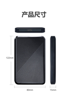 Casing SSD USB 3.0 Laris Manis 2.5 Inch Plastik untuk HDD/SSD Eksternal Portabel, Digunakan di PC Laptop Ponsel, Plug and Play Box