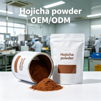 Thé Hojicha en gros sous marque privée – Vente chaude de poudre de Hojicha biologique pure et naturelle instantanée torréfiée en vrac