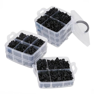 625 pièces/boîte – Clips de fixation pour voiture, attaches mixtes, rivets de panneau de porte, rivets de pare-chocs, rivets à pression pour capot moteur - Product Image 3