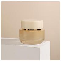 Flacon en verre doré de 40 ml, 60 ml, 100 ml, 110 ml, 120 ml, pot pour lotion, émulsion, sérum, fond de teint, crème, essence, soin de la peau, pot de conditionnement de 50 g