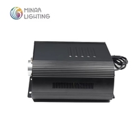 2700K 80W Source de lumière à fibre optique professionnelle DMX512 Moteur de lumière LED pour l'effet de lumières d'étoiles synchrones sur les plafonds et les piscines