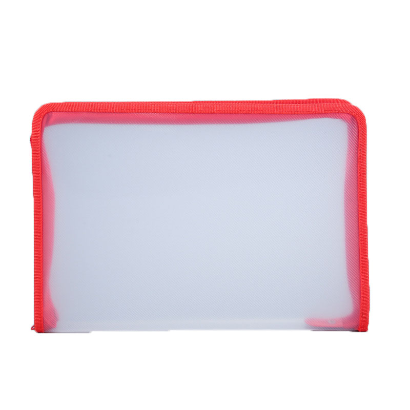 A4 Storage Archives Paper File Boxes With PVC and PP Lid Folder Bag Display Book for School PP Document Zipper Case