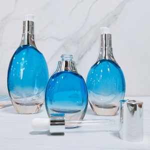 Manufacturer <b>Empty</b> 30ml Luxury Glass Face Oil Serum <b>Bottle</b> Packaging 30ml Glass Pump Cosmetic Serum Oil Dropper <b>Bottle</b> - Product Image 3