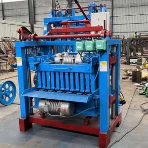 בטון QT4-35A חלול בקנה מידה ידני קטן בלוק לבנים ביצוע מכונה + דה ייצור דה בריקים - Product Image 1