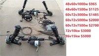 60v 1000w 4 roues pour adultes nouvelle condition construire vos propres kits de VTT avec 4 sièges UTV adulte agriculteur Quad moteur essieu électrique ATV