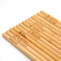 HEXIANG Pailles en bambou écologiques en gros, biodégradables, naturelles, réutilisables, pour cocktails, fêtes, bars, mariages