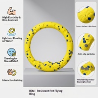 Jouet pour chien et chat ETPU, anneau de traction pour grands chiens, durable, résistant à la mastication, pour jeu interactif, jouet de tirage, jouet éducatif pour le nettoyage des dents, jouet à lancer