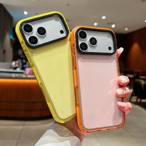 Funda de teléfono transparente a prueba de golpes de TPU y acrílico con logo OEM personalizado para iPhone 11 12 13 14 17Air, venta al por mayor de fábrica - Product Image 2