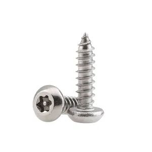 1/4 3/4 Inch Stainless Steel Anti Theft Car License Plate Covers Bolts Frame Anti-theft Security Screws T20h 10mm Fastener