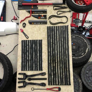 Tire Repair Hand Tool Tire Plug Repair Seal Strings for Universal Cars <strong>Rubber</strong> Strip Strings - Product Image 1