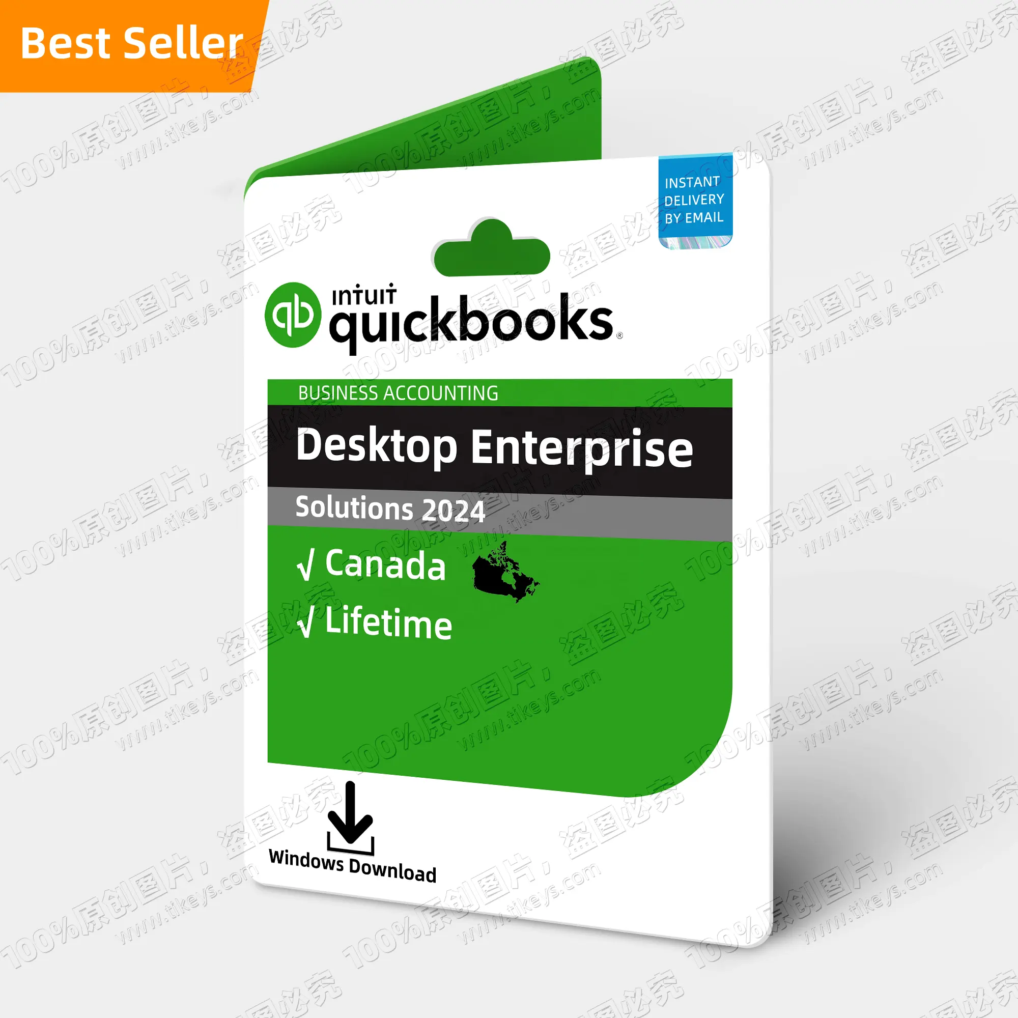 24/7 온라인 이메일 전송 QuickBook 데스크탑 엔터프라이즈 솔루션 2024 CA for Windows 평생 재무 회계 소프트웨어