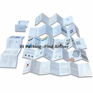 Impressão personalizada de fábrica de manual de instruções/brochura/cartaz/folheto vários papéis papel duplex papelão ondulado papel de jornal