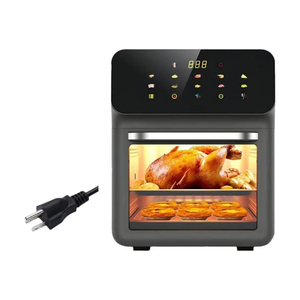 Friteuse à air chaud avec fenêtre de visualisation, appareil de cuisine domestique et commercial, friteuse sans huile 10L 1350W - Product Image 1