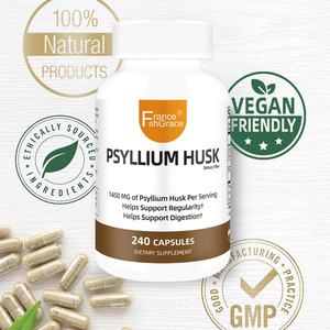 Cápsulas de Psyllium Husk en Oferta, Extractos de Plantas que Favorecen la Regularidad, la Salud Intestinal y la Salud Digestiva - Product Image 4