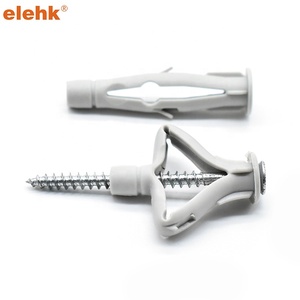 Elehk bucha de Nylon Para fivacao 10x60mm bucha anelada nhựa phổ Neo tường cắm - Product Image 3