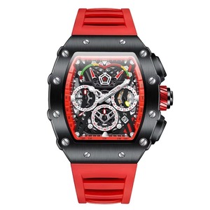 Relojes Automáticos Cronógrafo Drioshipping para Hombre, Reloj de Pulsera Mecánico Esqueleto Hueco, Montre Onola - Product Image 6