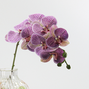 Flores de Orquídea Artificial de Látex Realistas Hechas a Mano con 7 Cabezas, Decoración al por Mayor para Bodas, Fiestas, Hoteles y Hogares - Product Image 4