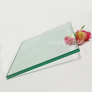 Tempered laminated glass factory price per square meter 10mm 12mm glass tempered and laminated glass Safety fabri - Product Image 2