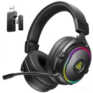 Cuffie Gaming Wireless EKSA <span class=keywords><strong>Mako</strong></span> BT 2.4G con Audio Surround 7.1, Design RGB Senza Latenza e Microfono ENC per PC, PS4, NS, XBOX - Product Image 1