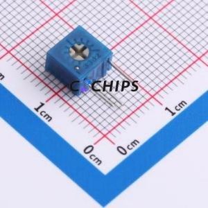 3362S-1-501LF Adjustable <b>Resistor</b> / Potentiometer <b>Through</b> <b>hole</b> Component (THT)-3P,7x6.8mm <b>Resistor</b> 500Ohm 10% 500mW 250ppm/ - Product Image 1