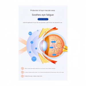 Patch oculaire rafraîchissant Moxa pour la fausse myopie. Formule à base de plantes naturelles qui détend les muscles oculaires, réduit la fatigue. Idéal pour les jeunes <span class=keywords><strong>étudiant</strong></span>s - Product Image 5