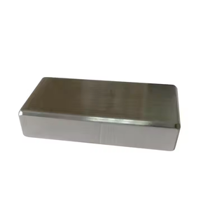 Fábrica personalizada de acero inoxidable titanio aluminio Doble 6 dominós de metal