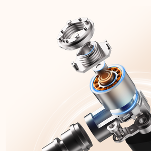 Beoka Professional Mini 4-10mm Pistol Pijat Amplitudo Variabel Portabel Pistol Pijat Perkusi Otot Terapi Fisik - Product Image 5