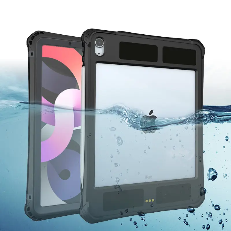 full protective waterproof case for ipad 11 12 .9 10.2 mini 4 5 air 1 2 3 10.5 inches tablet shell cover