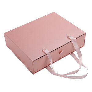 Good Quality Fancy Pink Luxury Clothing Cardboard Shipping Gift Packaging Boxes Black Magnetic Closure Box - Product Image 5