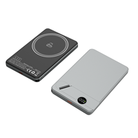 Banque d'alimentation ultra-mince Magsafered pour téléphone, charge rapide PD 20W, banque d'alimentation magnétique sans fil mini pour téléphone et iWatch