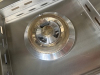 Barbecue à gaz naturel portable de haute qualité en acier inoxydable avec brûleur latéral coulissant, 15 000 BTU, doté de dispositifs de sécurité pour la maison