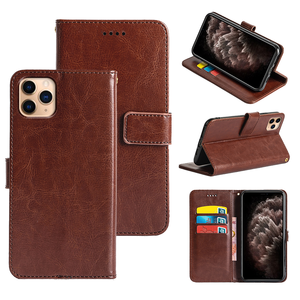 Funda de Lujo Tipo Cartera para iPhone 13 <span class=keywords><strong>Mini</strong></span> 17 Air 16 Pro Max 15 Plus 14 13 12 11 X XS Max XR, Funda de Cuero con Tarjetero para Negocios - Product Image 1