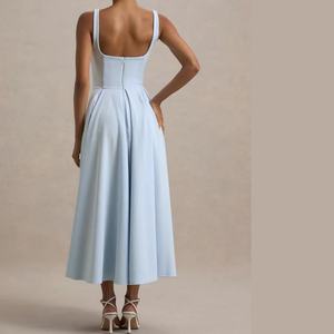 Nouvelle Robe Midi Femme OEM Tendance et Élégante Style Décontracté Ample et Confortable Robes Scintillantes pour Femmes - Product Image 2