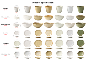 Juego <span class=keywords><strong>de</strong></span> vajilla vintage <span class=keywords><strong>de</strong></span> lujo Platos y cuencos <span class=keywords><strong>de</strong></span> gres elegantes para restaurante, hotel y uso doméstico, cuencos <span class=keywords><strong>de</strong></span> platos <span class=keywords><strong>de</strong></span> forma única - Product Image 2