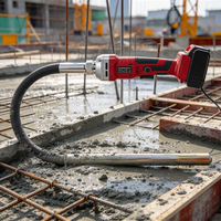 Vibrateur à béton sans fil 21V, sans balais, à batterie lithium, portatif