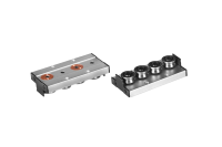 Rail de guidage linéaire à double axe intégré de haute précision série LGD, bloc coulissant à rouleaux en aluminium pour le travail du bois CNC