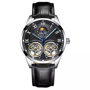 Envío Directo, Reloj Mecánico Automático de Doble Tourbillon para Hombre AILANG, Manecillas Luminosas, Estilo Ejecutivo, Resistente al Agua - Product Image 3