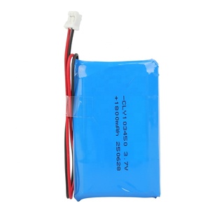 Литий-ионный аккумулятор OEM/ODM Tri-element Material Soft-pack для игрушек, 500 циклов, 103450, 3.7В, 1800мАч, IEC62133, CB, CE - Product Image 1