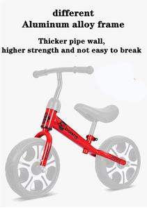 Patinete de 2 ruedas para niños, andador de bicicleta de equilibrio sin Pedal, juguete para aprender a caminar al aire libre - Product Image 5