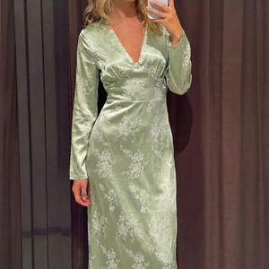 Robe <span class=keywords><strong>de</strong></span> soirée moulante noire sexy en jacquard à motif floral, avec bretelles, dos nu en dentelle, sans manches, personnalisable OEM pour femme - Product Image 5