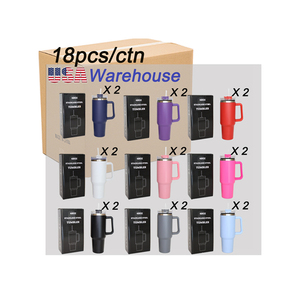 Taza de viaje de acero inoxidable con purpurina y brillo, de doble pared y vacío, para sublimación, 40 oz 2.0, en stock en EE. UU., ¡gran oferta! - Product Image 1