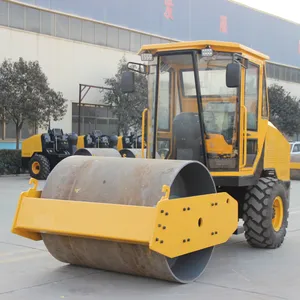 6 Ton Hydraulische Grond Compacte Constructie Machine Vibratory Road Roller Compactor