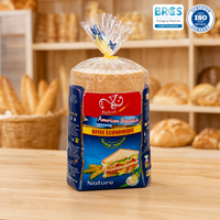Emballages alimentaires pour boulangerie, impression de logo personnalisée, vente en gros, sacs à pain transparents en OPP anti-plis